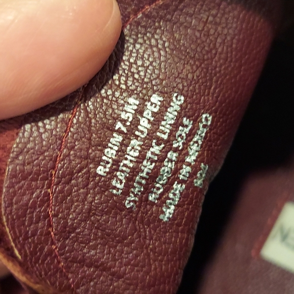 FINAL PRICE🔥Steve Madden Lace Color burgundy 👢 boot - Picture 8 of 15